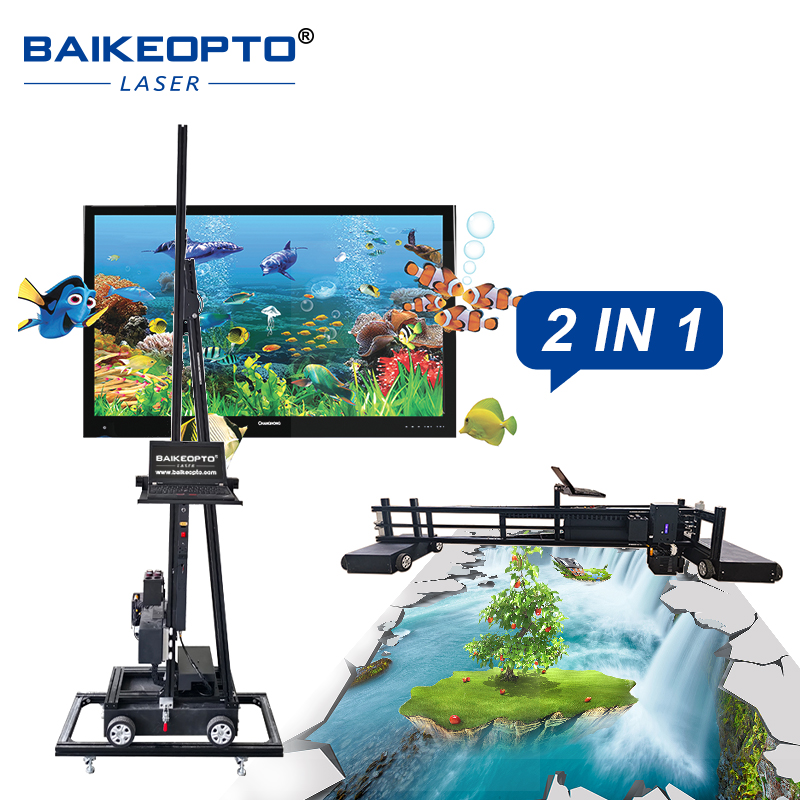 BK-UP700XT 2-in-1 Inkjet Printer for Wall & Floor Durable Inkjet 2 in 1 Wall and Floor Printer for Long-Term Performance